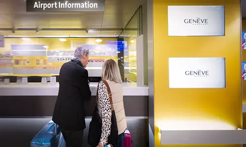 Genève Aéroport — Visitors Center dans la zone publique des Arrivées